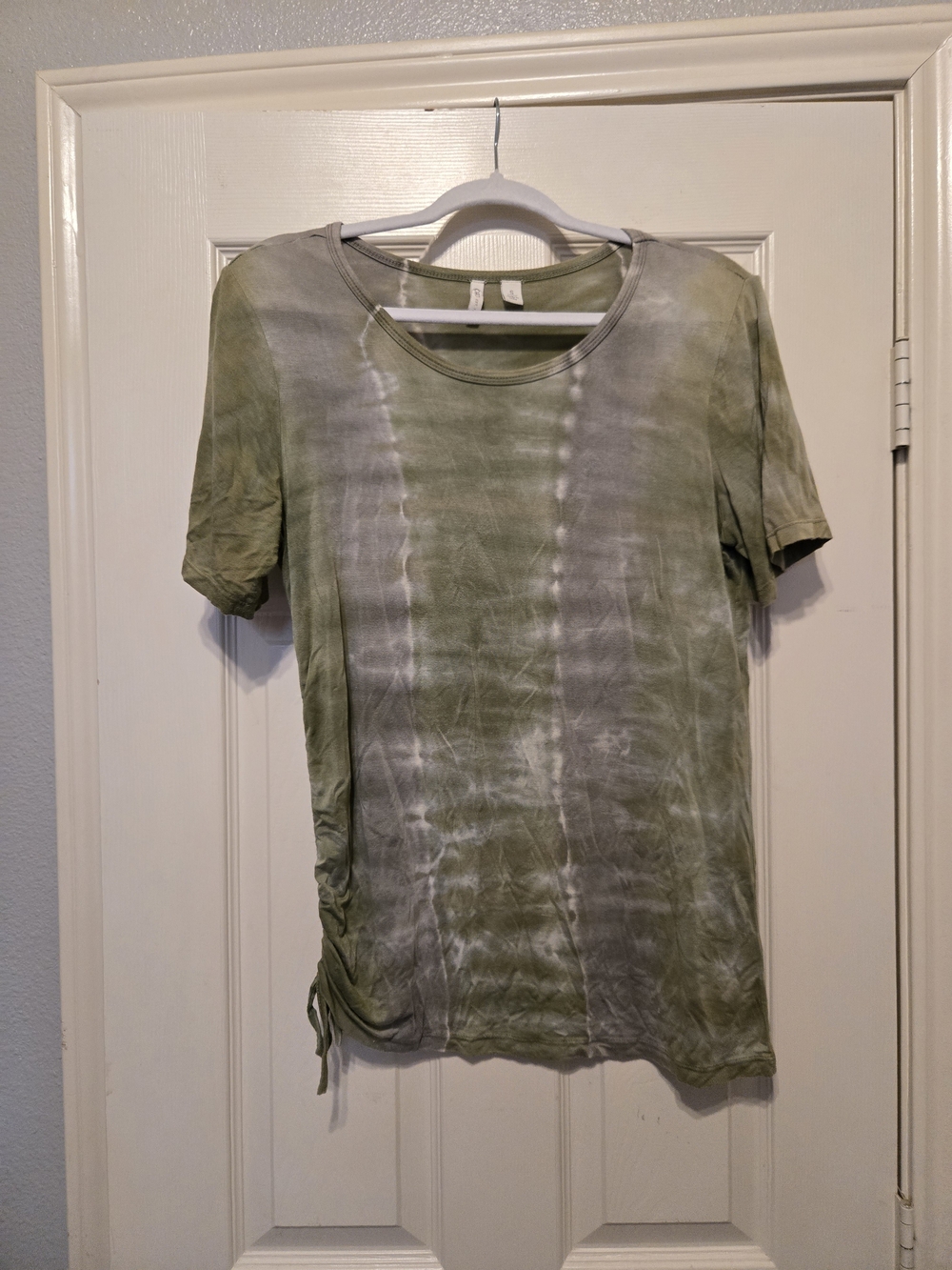 Cato Olive Green Tie-Dye Short Sleeve Tee